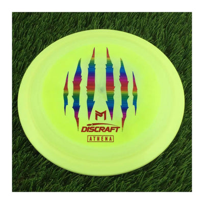 Discraft ESP Swirl Athena with Paul McBeth 6X World Champ Claw Stamp - 172g - Solid Lime Green