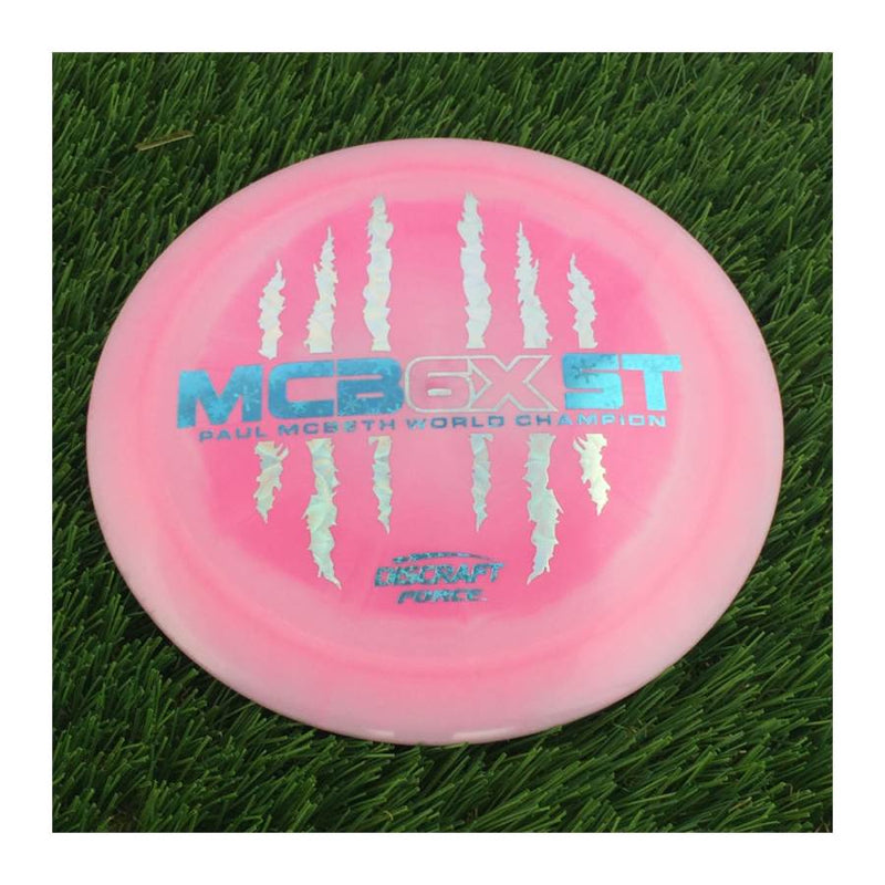 Discraft ESP Swirl Force with McBeast 6X Claw PM World Champ Stamp - 172g - Solid Pink