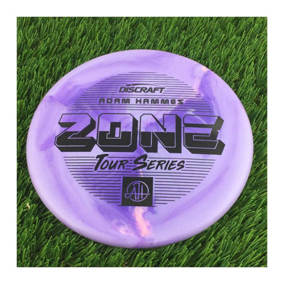 Discraft ESP Swirl Zone with Adam Hammes Tour Series 2022 Stamp - 174g - Solid Purple