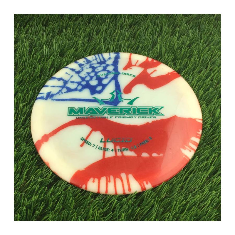 Dynamic Discs Lucid MyDye Maverick with Flag Stamp - 173g - Translucent Dyed