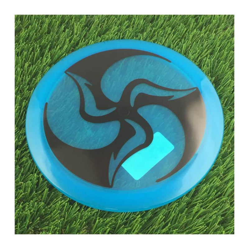 Dynamic Discs Lucid Felon with DyeMax Huk Lab Trifly Stamp - 173g - Translucent Blue