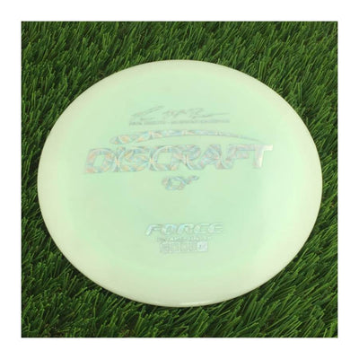 Discraft ESP Force with Paul McBeth - 6x World Champion Signature Stamp - 174g - Solid Pale Blue