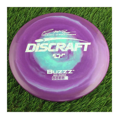 Discraft ESP Buzzz with Paul McBeth - 6x World Champion Signature Stamp - 177g - Solid Dark Purple