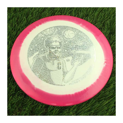 Dynamic Discs Fuzion-X Orbit Maverick with Zach Melton 2023 Team Series Stamp - 176g - Solid Pink