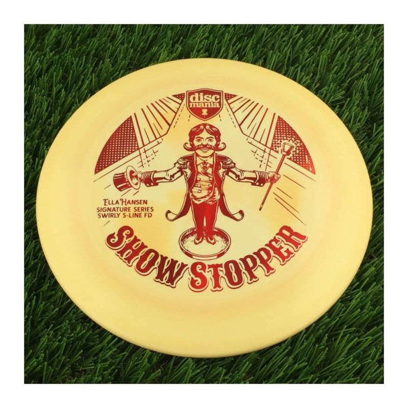 Discmania Swirly S-Line FD with Ella Hansen Signature Series Show Stopper Stamp - 171g - Solid Pastel Yellow