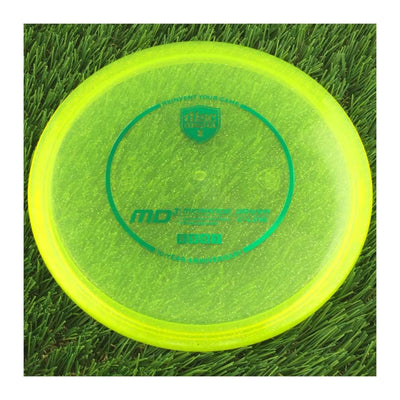 Discmania Italian C-Line Metal Flake MD3 Reinvented with 10 Year Anniversary Heirloom Design Stamp - 175g - Translucent Yellow