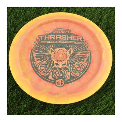 Discraft ESP Swirl Thrasher with Missy Gannon Tour Series 2023 Stamp - 174g - Solid Orange
