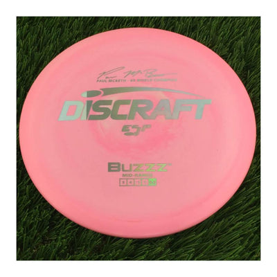 Discraft ESP Buzzz with Paul McBeth - 6x World Champion Signature Stamp - 174g - Solid Pink