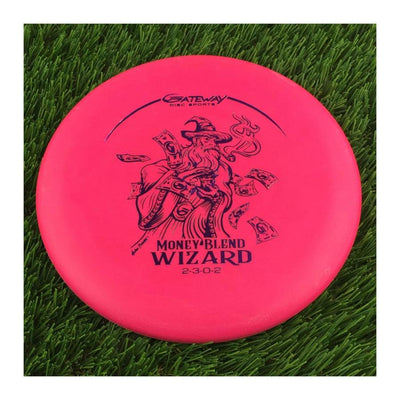Gateway Money ($) Wizard with Pipe Smokin Making It Rain Stamp - 175g - Solid Pink