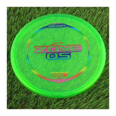Discraft Elite Z Zone OS with First Run Stamp - 174g - Translucent Green