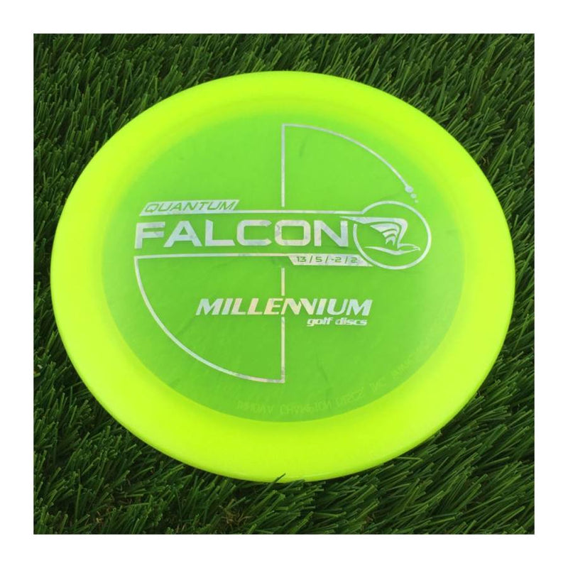 Millennium Quantum Falcon with Run 1.1 Stamp - 165g - Translucent Neon Yellow
