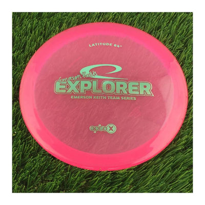 Latitude 64 Opto-X Explorer with Emerson Keith 2019 Team Series Stamp - 176g - Translucent Pink
