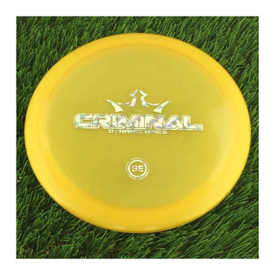 Dynamic Discs Lucid/Fuzion Blend-SE Criminal with DD Pre-First Run Special Edition Stamp - 173g - Translucent Gold
