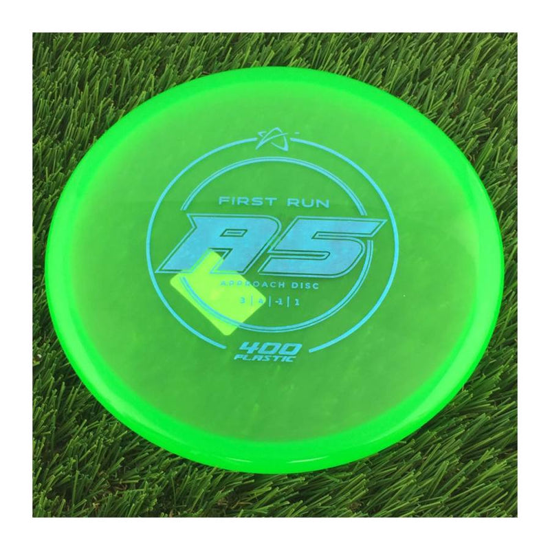 Prodigy 400 A5 with First Run Stamp - 174g - Translucent Lime Green