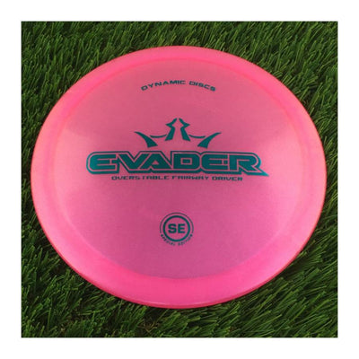 Dynamic Discs Lucid Glimmer Evader with Special Edition Stamp - 167g - Translucent Pink
