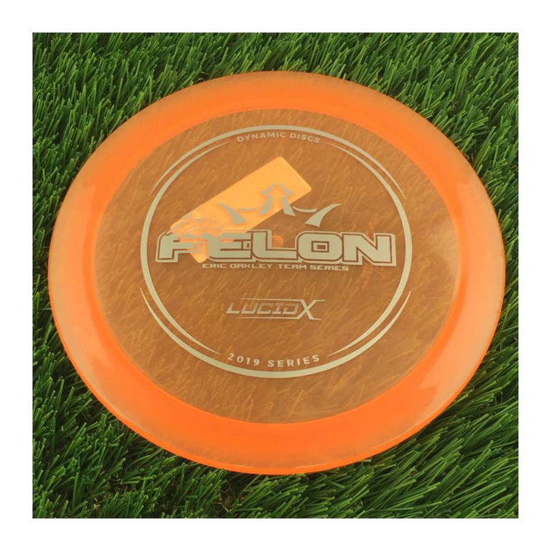 Dynamic Discs Lucid-X Felon with Eric Oakley 2019 Team Series Stamp - 175g - Translucent Orange
