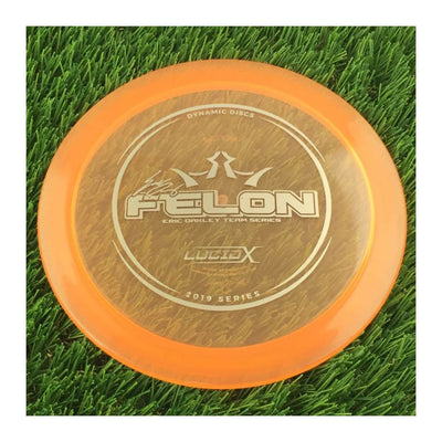 Dynamic Discs Lucid-X Felon with Eric Oakley 2019 Team Series Stamp - 175g - Translucent Pale Orange