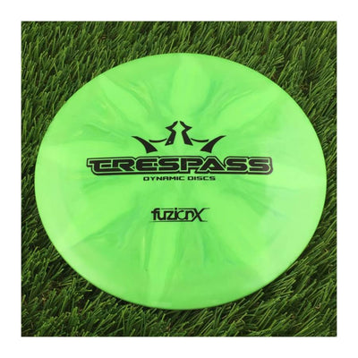 Dynamic Discs Fuzion-X Burst Trespass with Big Bar Stamp - 173g - Solid Green