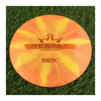 Dynamic Discs Fuzion-X Burst Trespass with Big Bar Stamp - 173g - Solid Light Orange