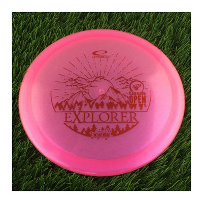 Latitude 64 Opto Ice Glimmer Explorer with 2023 Glass Blown Open (GBO) Stamp - 173g - Translucent Pink