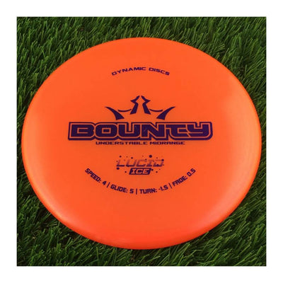Dynamic Discs Lucid Ice Glimmer Bounty - 171g - Translucent Orange