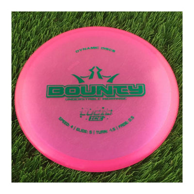 Dynamic Discs Lucid Ice Glimmer Bounty - 171g - Translucent Pink