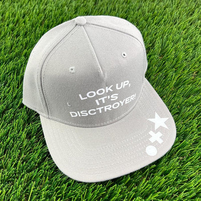 Flat Bill Snap Back - "Look Up, It's Disctroyer!" Cap