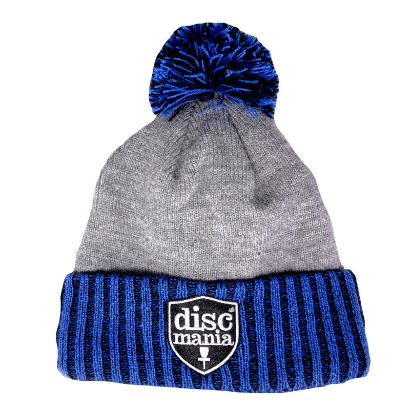 New Era Fleece Lined Pom Beanie with Embroidered Badge