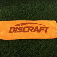Discraft Printed Logo Microfiber Golf Towel - Orange