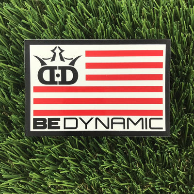 Be Dynamic Flag Sticker